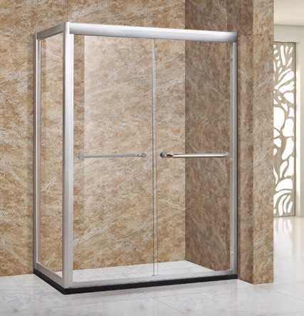 简易淋浴房 形状 l型 门开启方式 移门式 是否带底盘 否 主体材质