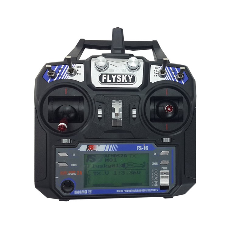 【直升机模型遥控6通道】富斯i6遥控器fs-i6 6通道2.