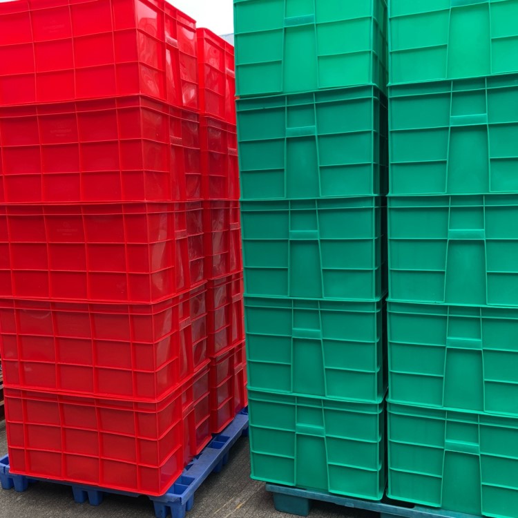 【乔丰塑胶周转箱】大周转箱 批发乔丰大周转箱850×620×455货物周转
