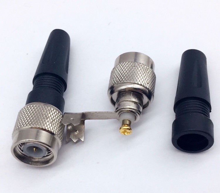 【直胶】厂家直销tnc直胶180度免焊插头 同轴射频tnc连接器批发定制