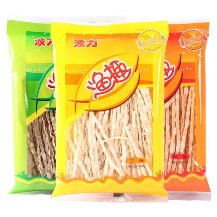 进口 否 产品类别 鱼干 等级 优等 品牌 波力 生产厂家 波力食品工厂