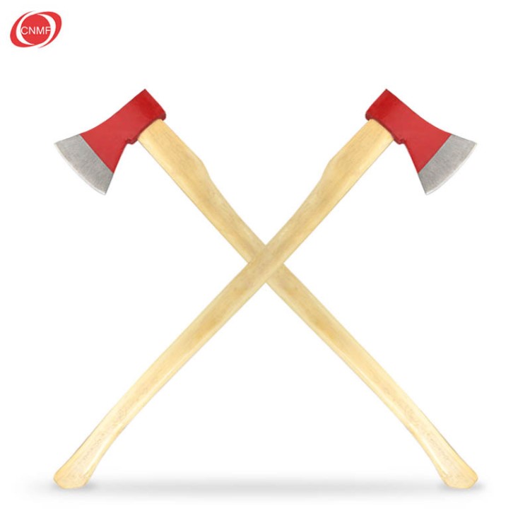 谋福 消防斧子 铁质斧头 绝缘高强度 木工斧 破门逃生 工兵 长柄