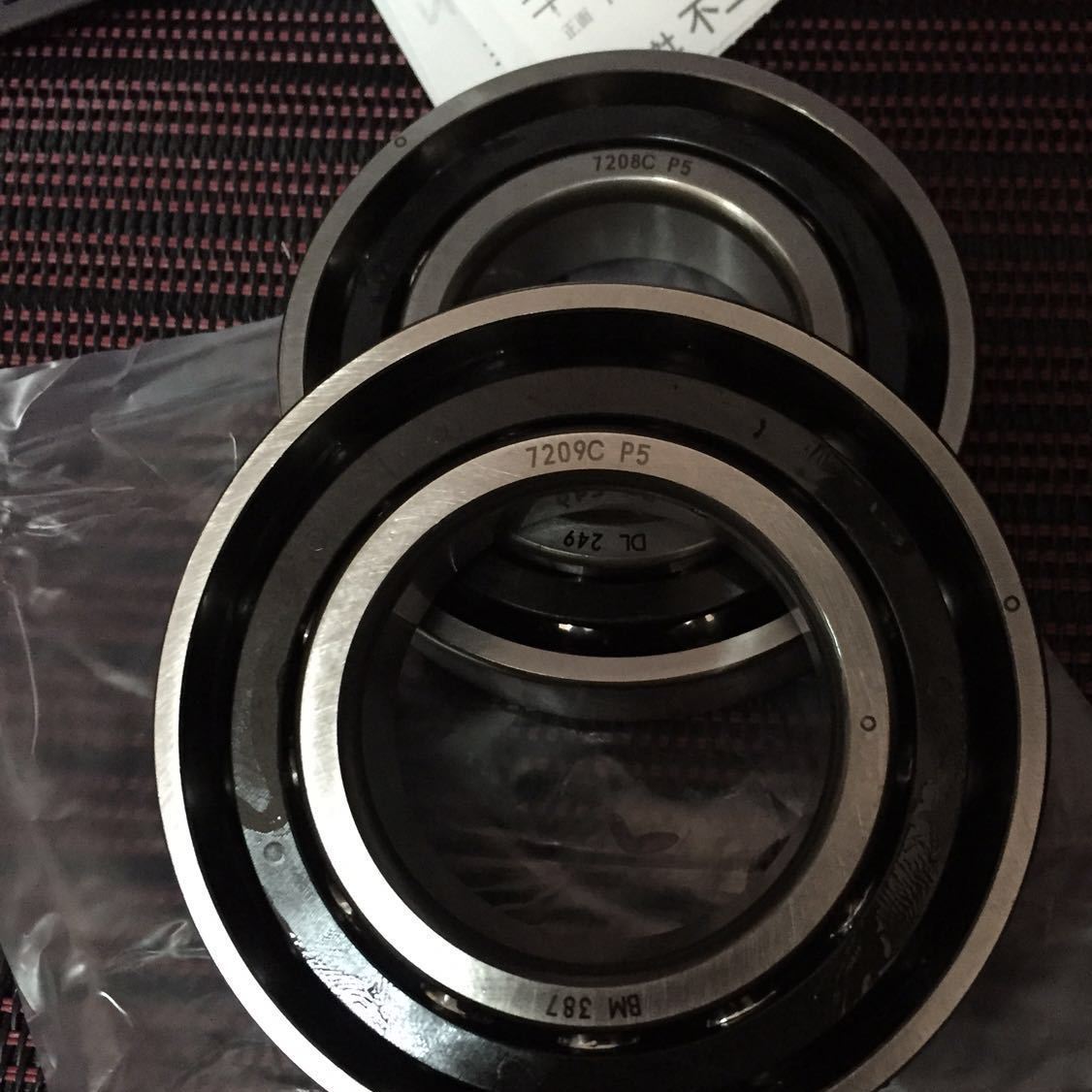 【】供应日本原装进口角接触轴承7208cy p5级 组合 机床高速轴承