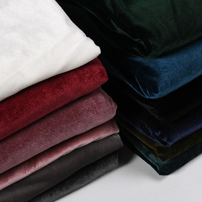 【】经编韩国绒 短毛绒布 金光密丝绒面料毛绒 运动服面料