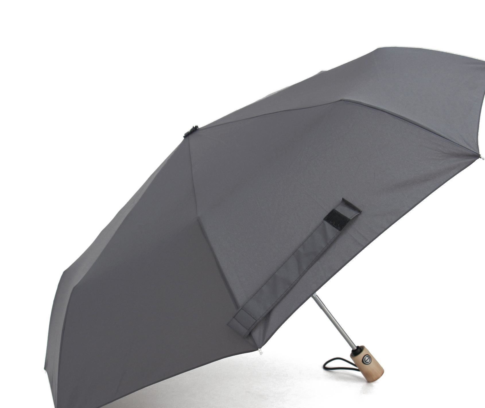 parachase日系折叠商务男士全自动伞三折防风伞实木伞柄