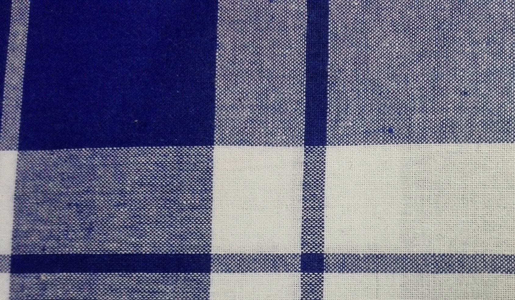 光边色织格布棉蓝白格床单布学生工厂老粗布定做