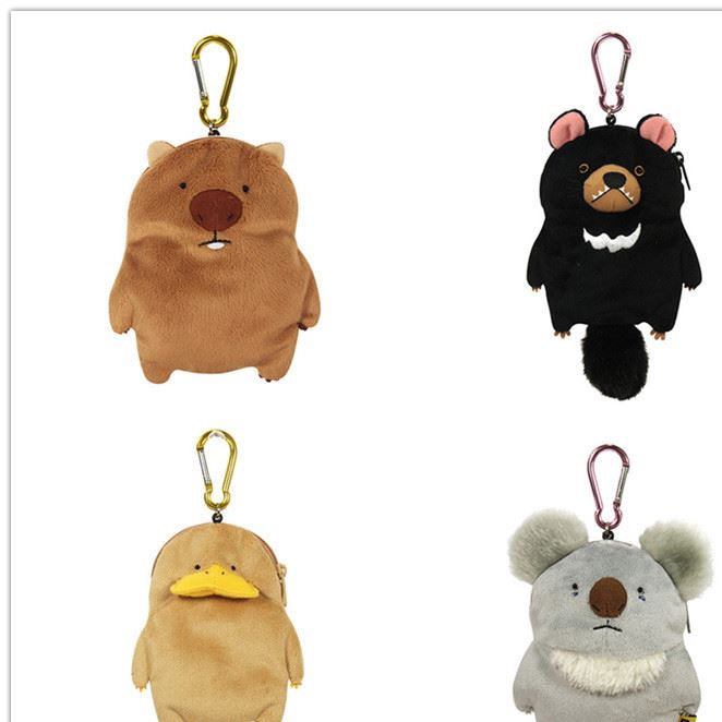 可爱卡通动漫钥匙扣硬币包零钱小包 定制批发