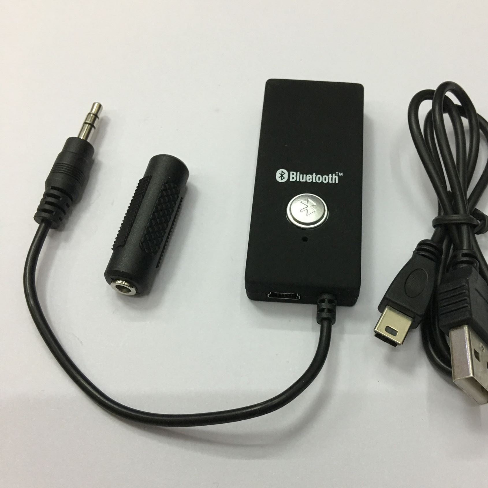 【】3.5mm无线立体声蓝牙接收器 音箱 音响转换器 耳机音频接收器