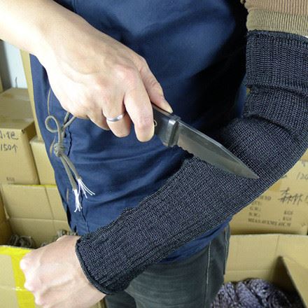 【】用防割护臂防砍护臂 防刀 抗划伤 用品 钢丝护臂 抗划伤