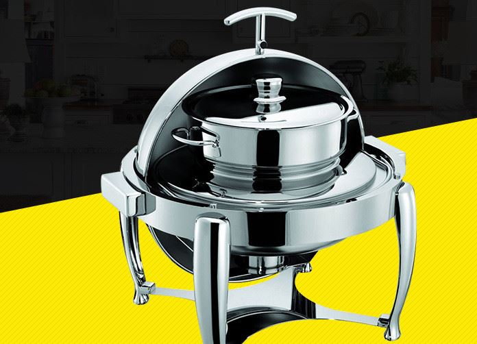 豪华形全翻盖长方形汤炉730 电磁煲汤炉 自助餐汤炉 电汤炉