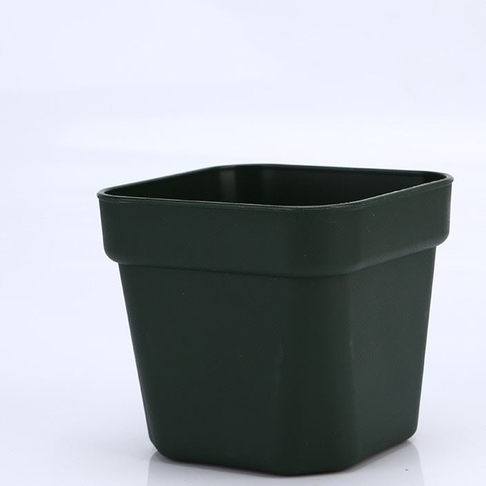 塑料花盆 方万象 方形迷你彩色小方盆 多肉小黑方植物花卉育苗