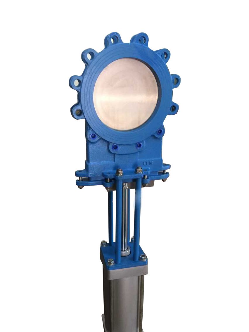 定制供应 气动闸阀 不锈钢气动法兰闸阀 硬密封刀型闸阀 质量保证