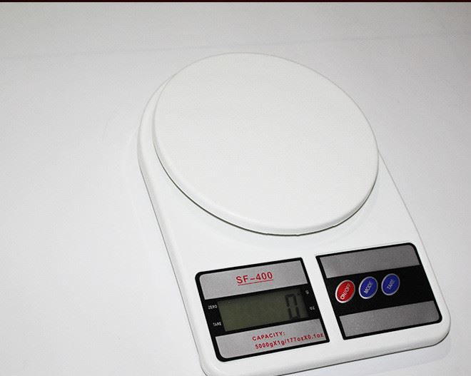 型 号sf-400 产品名称电子厨房秤 产品材质优质abs塑料 称重范围1g