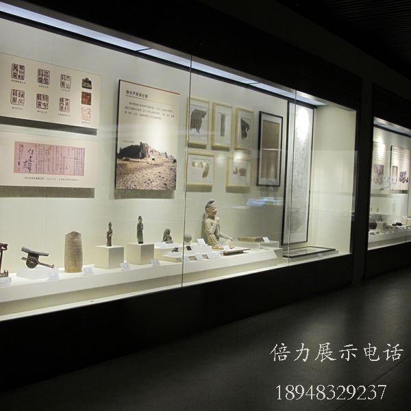 】高端博物馆展柜制作厂,文物展柜设计生产制作工厂