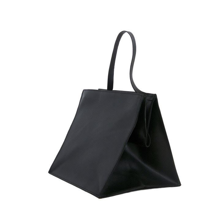 意大利animadverte 绿棕黑 植鞣皮正方形可折叠手提肩背两用包