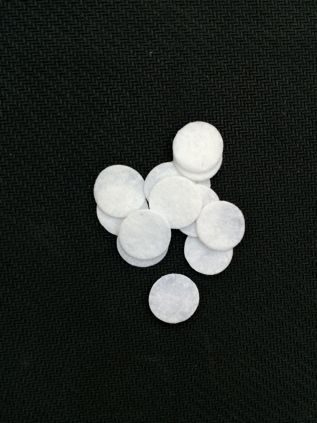 现货供应diy手工饰品发饰配件15cm不织布无纺布圆片垫片底片