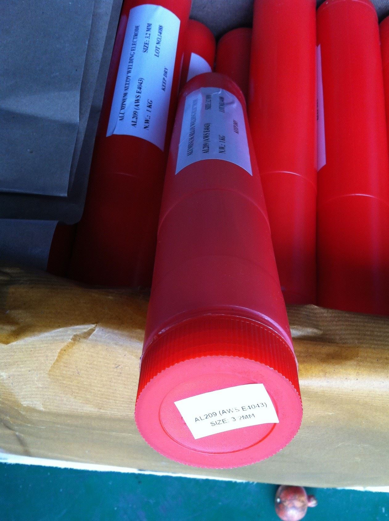 出口铝焊条cowelde4043al209铝硅电焊条32mm