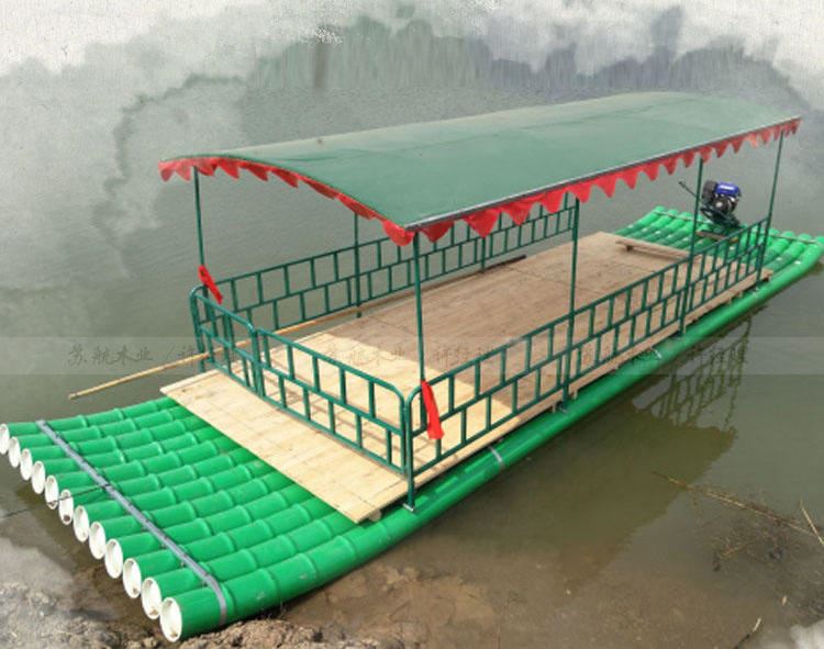 沪航 江苏厂家供应 景区竹筏船 漂流船 竹排船定制批发