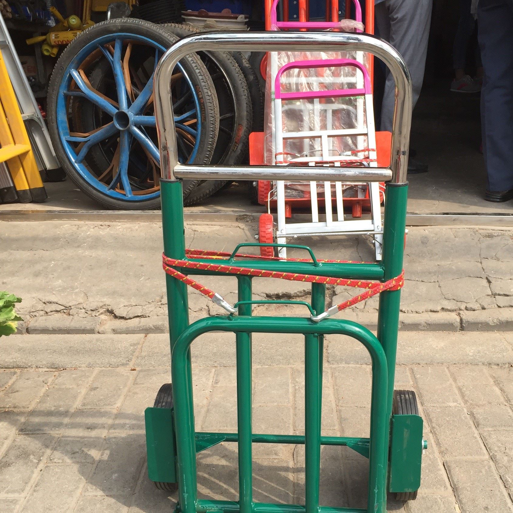 大号两轮行李拉拉车买菜车可折叠可拉升携带方便