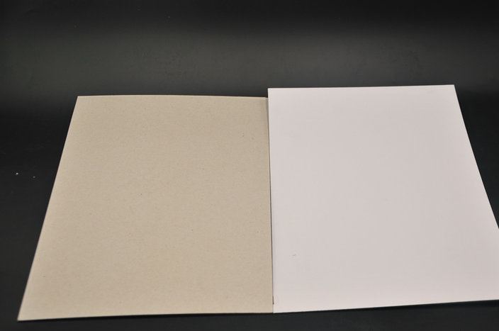 【】叠衣服纸板衬衣包装纸硬纸板厂家直销t恤纸板 灰底白面服装衬板纸